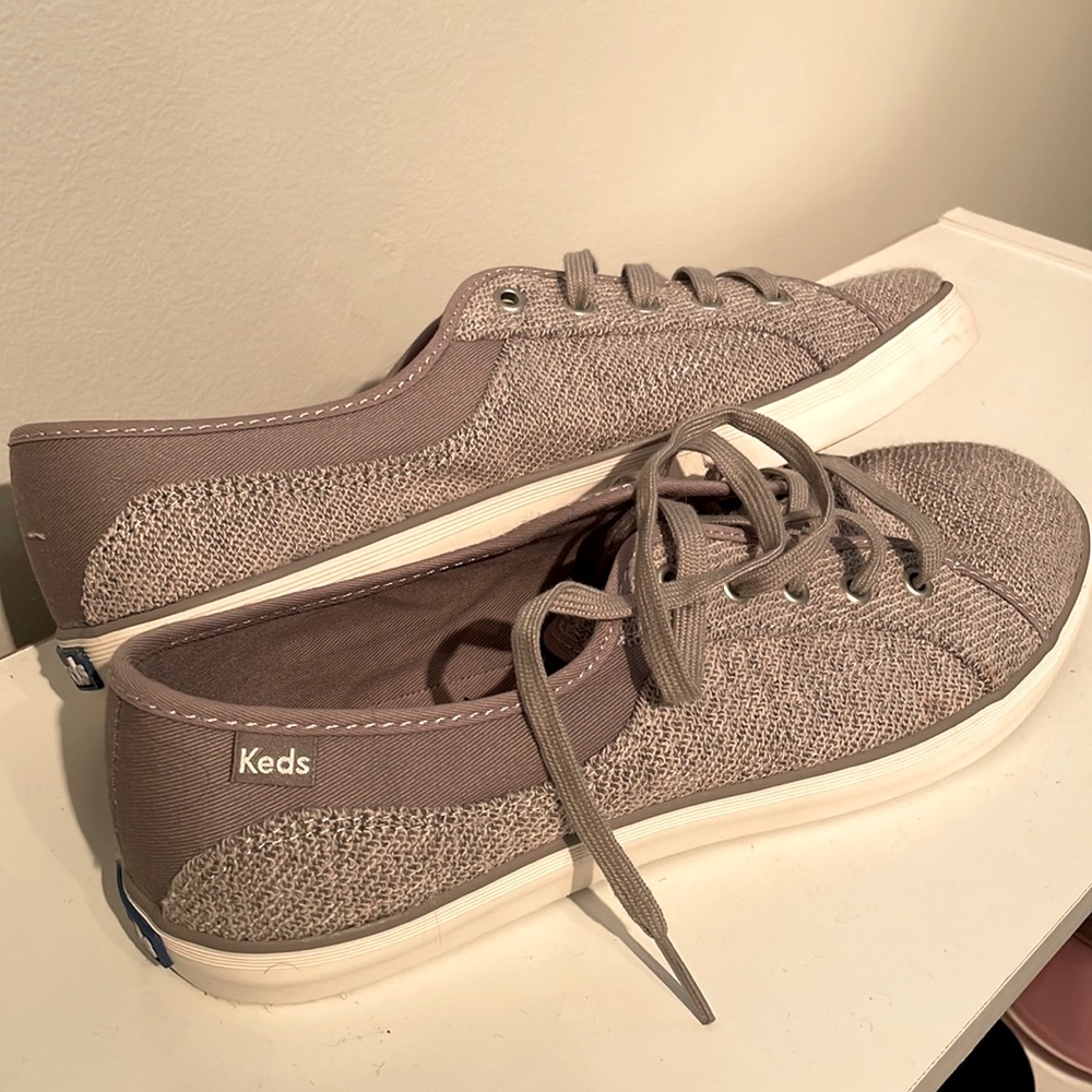 Gray size 10 Keds